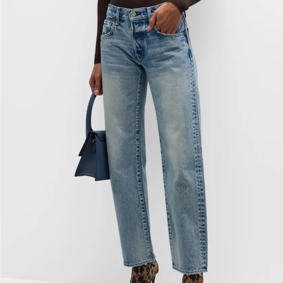 Moussy Vintage Joelton Jeans - Light Blue - Picture 7 of 9